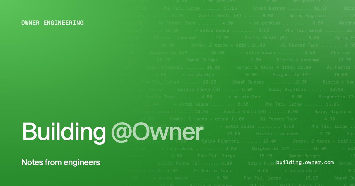 Building @Owner